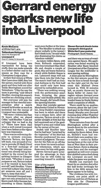 Guardian match report