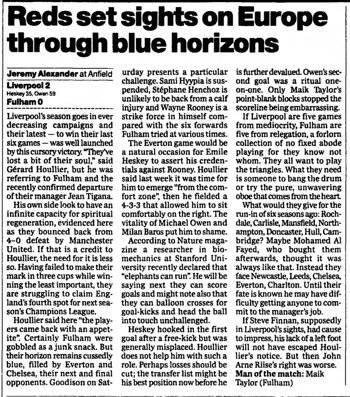 Guardian match report