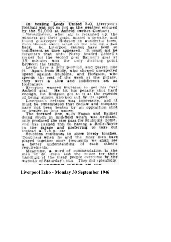 Liverpool Echo Report