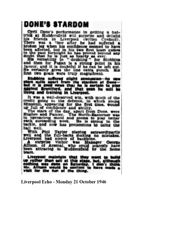 Liverpool Echo Report