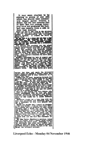 Liverpool Echo Report