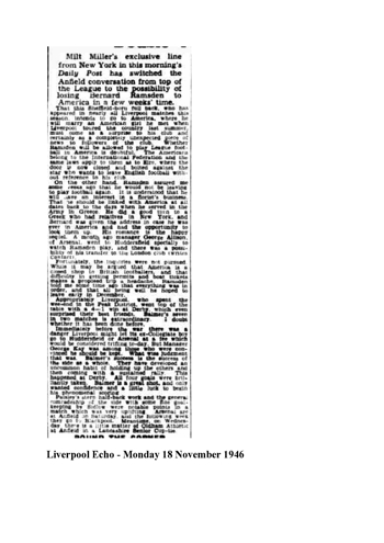 Liverpool Echo Report