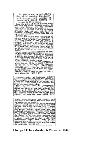 Liverpool Echo Report