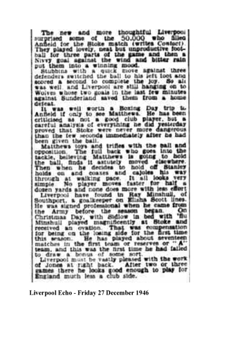 Liverpool Echo Report