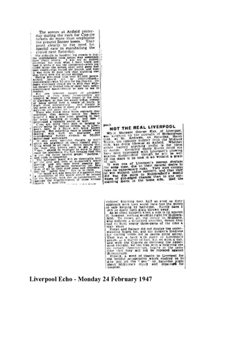 Liverpool Echo Report