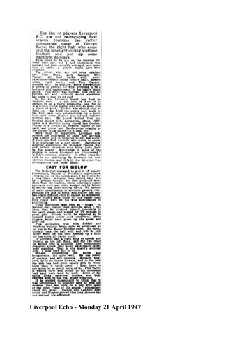 Liverpool Echo Report