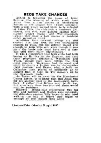 Liverpool Echo Report