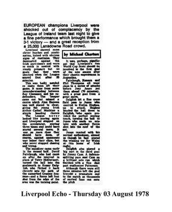 Liverpool Echo cutting