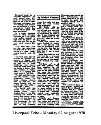 Liverpool Echo cutting