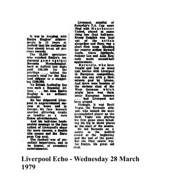 Liverpool Echo cutting