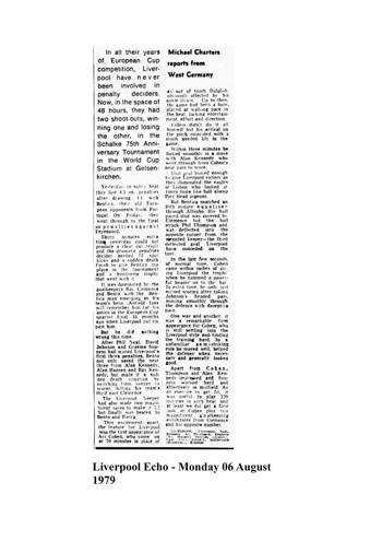 Liverpool Echo cutting