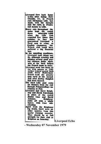 Liverpool Echo cutting