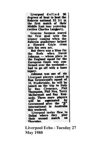 Liverpool Echo cutting