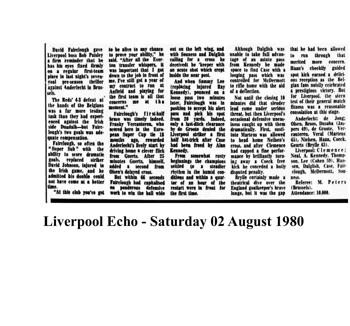 Liverpool Echo cutting