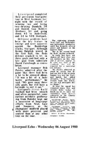 Liverpool Echo cutting