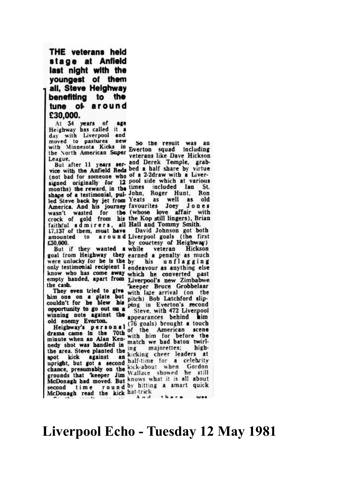 Liverpool Echo cutting