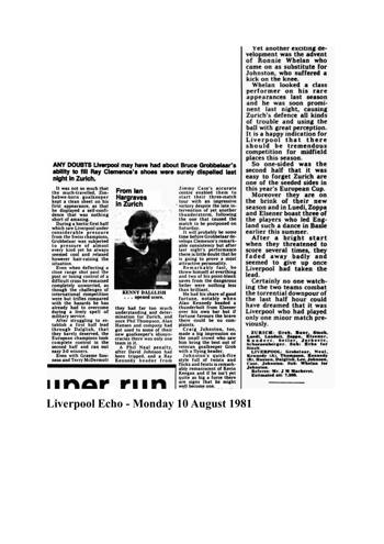 Liverpool Echo cutting