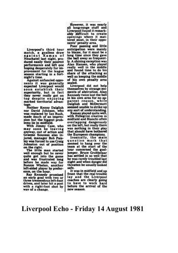 Liverpool Echo cutting