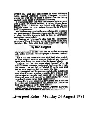 Liverpool Echo cutting