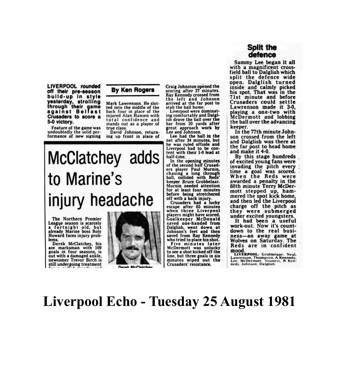 Liverpool Echo cutting