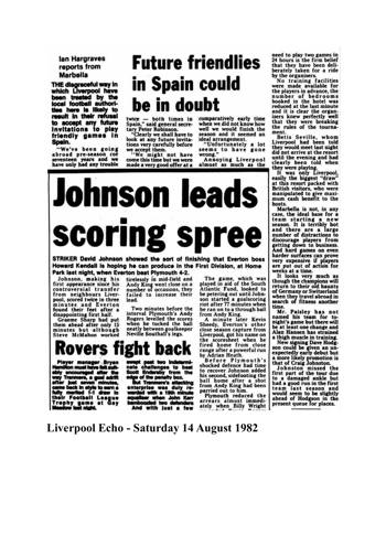 Liverpool Echo cutting