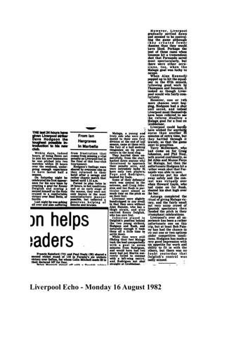 Liverpool Echo cutting