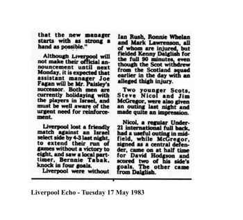 Liverpool Echo cutting