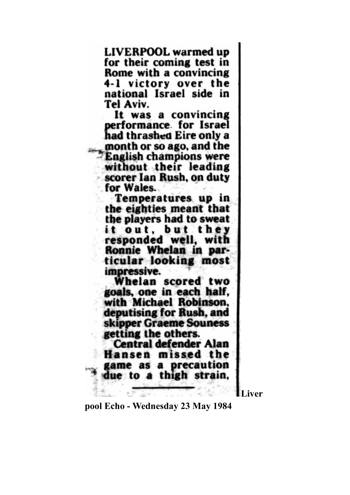 Liverpool Echo cutting