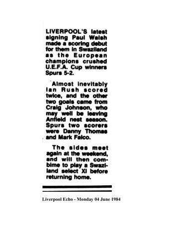 Liverpool Echo cutting