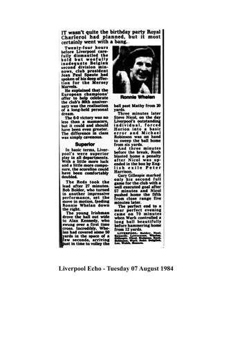 Liverpool Echo cutting