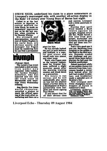 Liverpool Echo cutting