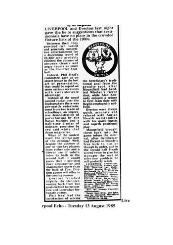 Liverpool Echo cutting