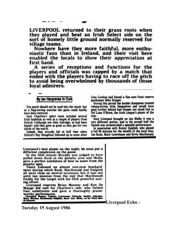 Liverpool Echo cutting