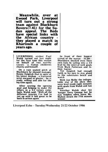 Liverpool Echo cutting