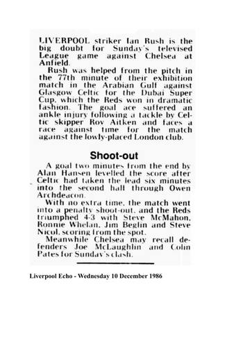 Liverpool Echo cutting