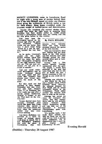 Liverpool Echo cutting