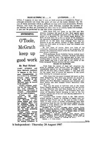 Liverpool Echo cutting