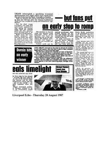 Liverpool Echo cutting