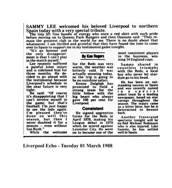 Liverpool Echo cutting