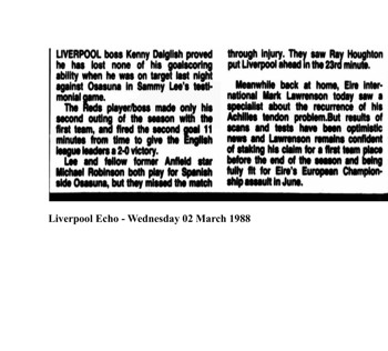 Liverpool Echo cutting