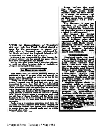 Liverpool Echo cutting