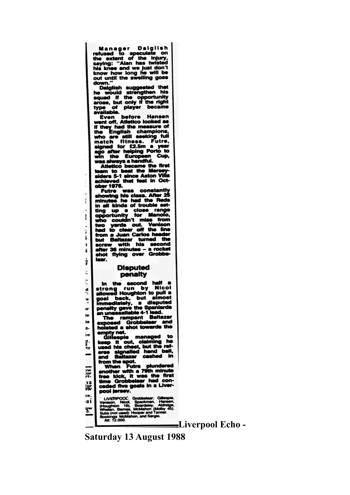 Liverpool Echo cutting