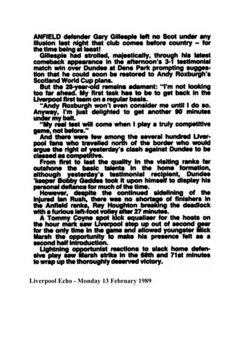 Liverpool Echo cutting