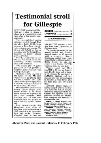 Liverpool Echo cutting