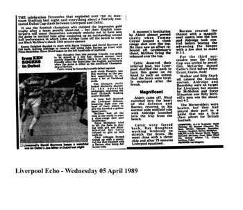 Liverpool Echo cutting