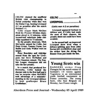 Liverpool Echo cutting