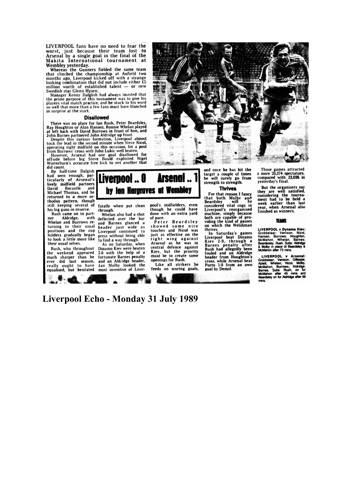 Liverpool Echo cutting