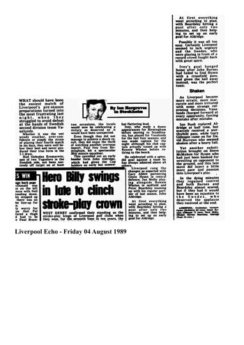 Liverpool Echo cutting