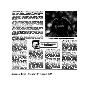 Liverpool Echo cutting