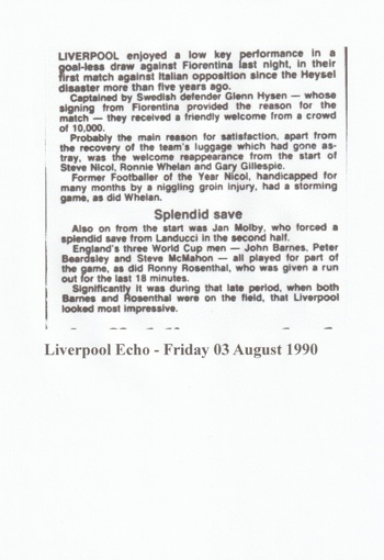Liverpool Echo cutting
